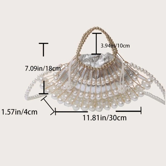 Bridal Beaded Handmade Bag 😍❤️! Stunning & Rare - Picture 8 of 8